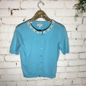 Ann Taylor LOFT beaded cardigan. Size Small.